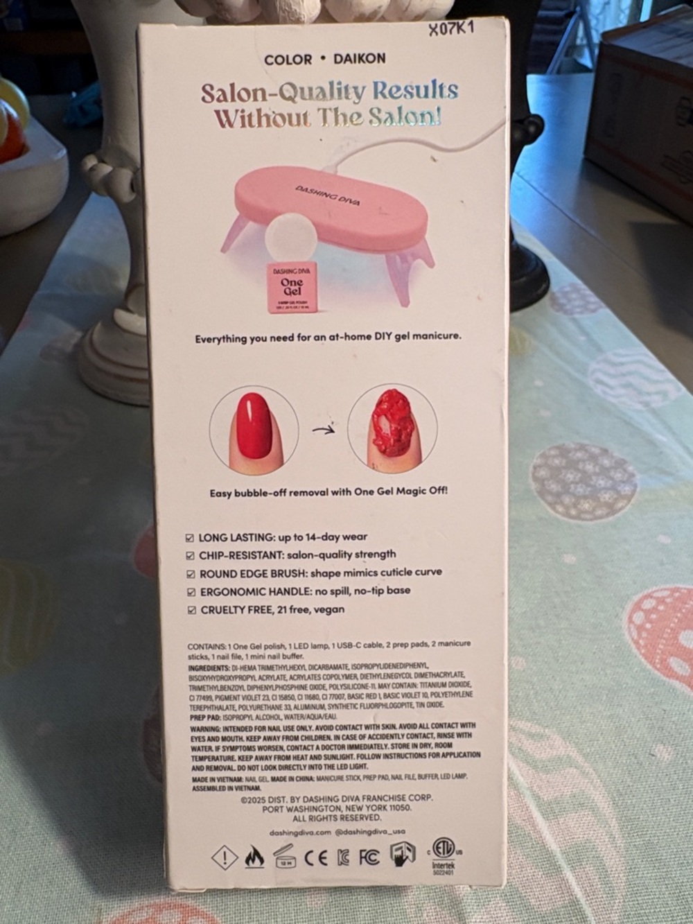 Dashing Diva One Gel 1-Step LED Gel Polish Starter Kit - Pink - Picture 2 of 5